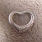 Excellent Condition Authentic Tiffany & Co. Peretti Open Heart Pendant Small