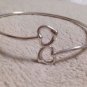 Excellent Retired Authentic Tiffany & Co. Elsa Peretti Open Heart Bangle Rare