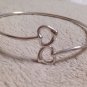 Excellent Retired Authentic Tiffany & Co. Elsa Peretti Open Heart Bangle Rare