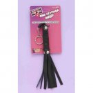 BACHELORETTE MINI WHIP KEYCHAIN Gift Joke Gag Toy Fake Leather Cat O Nine Tails