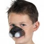 Deluxe WOLF DOG NOSE Rubber Animal Mask Toy Funny Fangs Teeth Wild Dog Black