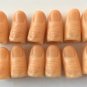 12 Pack HARD PLASTIC THUMB TIPS Finger Fake Magic Trick Magician Tip Lot Set