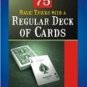75 MAGIC TRICKS PERFORMED with REGULAR DECK OF CARDS BOOKLET How To Playing Book