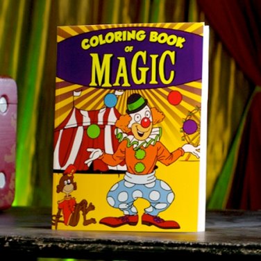 Download SNEAKY CLOWN COLORING BOOK OF MAGIC Kid Show Trick Magician Picture Change Color