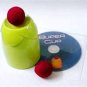 SUPER CUP + DVD Chop 2 Red Balls Goblet Magic Trick Magician Close Up Plastic