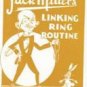 CHINESE LINKING RING ROUTINE BOOKLET Jack Miller Magic Trick Book Rope Magician