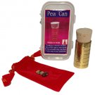 BRASS PEA CAN MAGIC TRICK LIQUID WATER TUBE Pee Joke Gag Prank Cork Deluxe Metal