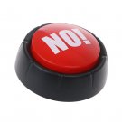 NO BUTTON Funny Office Desk Gift Gag Joke Prank Push Red Talking Voice Sounds Press