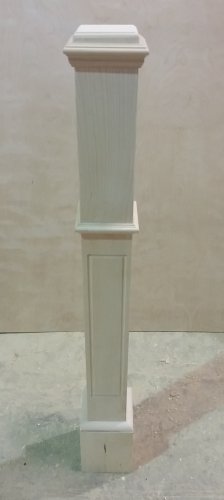 Stair newel post SOLID MAPLE **FREE SHIPPING TO USA and CANADA**