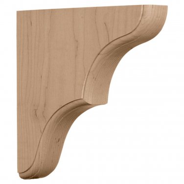 Wood Pine shelf brackets 1x8x8"