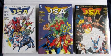 JSA OMNIBUS VOLUME 1 2 3 DC Geoff johns - Factory Sealed HC hardcovers