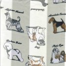 Cream or Off White Pug Boxer Airdale Chow Poodle Dachshund Dog Scarf