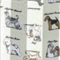 Cream or Off White Pug Boxer Airdale Chow Poodle Dachshund Dog Scarf