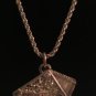 Unsigned Catherine Popesco La Vie Parisienne Stamp Box Necklace 36&acirc;�� Chain