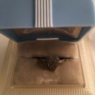 Vintage circa 1980s Sterling Silver with Marcasite Heart Ring Size 7