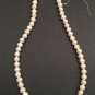 16" genuine White freshwater pearl necklace to be finished with a clasp