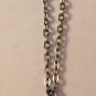 Gold or Silver Plated Vintage Design Etched Heart Locket  28" Gold Plated Chain