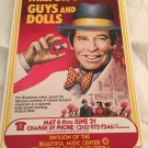 1980 Milton Berle Guys Dolls Music Ctr Civic Light Opera 6 x 9 Playbill Handbill