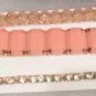 Lot of 18 Pcs Expansion Bracelets Assorted Colors All Gold Plated Bracelet