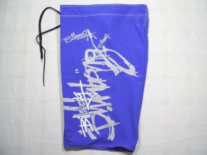 BILLABONG SIGNED EDT SURF BOARD SHORTS/ waist 30 to 38/ (also sell QUIKSILVER, ONEILL, RIPCURL)