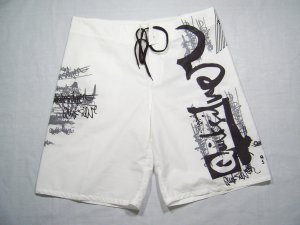 QUIKSILVER PAINT EDT SURF BOARD SHORTS/ waist 30 to 38/ (also sell BILLABONG, ONEILL, RIPCURL)