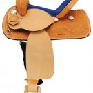The Sweetheart Suede Royal Blue Saddle