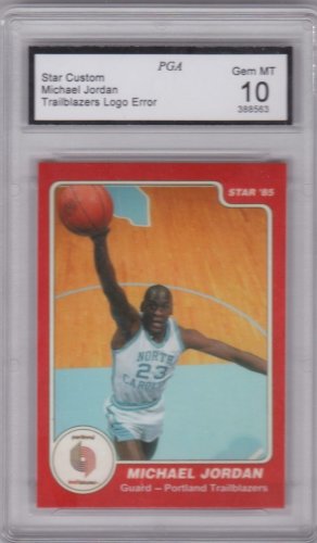 Michael jordan portland trail blazers card Clearance