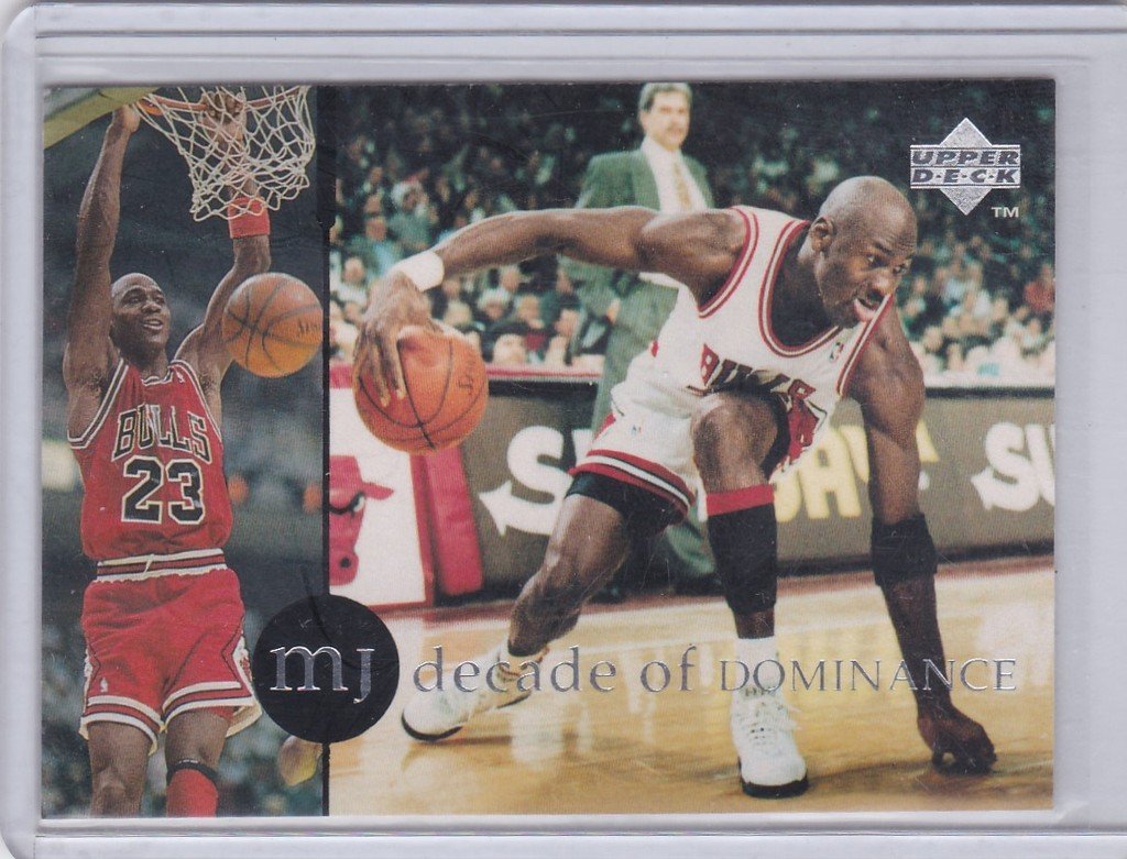 Michael Jordan 1994-95 Upper Deck Decade Of Dominance #75 German ...