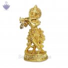 Lord Krishna Murti in Brass