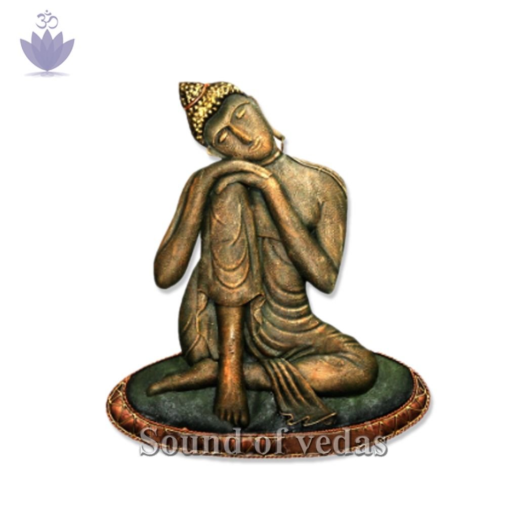 Resting Buddha Wall Hanging Showpiece