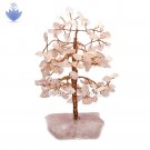 Feng shui Tree for Obstacle in Rose Quartz Gemstone