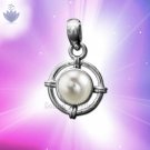 Pearl Gemstone Locket in Silver