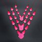 Lotus Kamal Malajee - set of 3 Pink Color Online Store in USA/UK/Europe