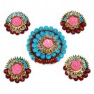 Rose Floating Wax Diya Set Buy Online in USA/UK/Europe