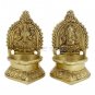 Laxmi Ganesha Religious Pair Deepam in Brass Online Store in USA/UK/Europe