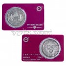 Ganesh Laxmi Sarawati Puja silver coin Buy Online in USA/UK/Europe