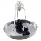 Shivlingam Abhishekam Set in Pure Silver and Blue Sunstone Buy Online in USA/UK/Europe