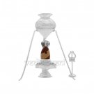 Religious Tilak Marked Narmada Shivling with Silver Yonibase Set Online Store in USA/UK/Europe
