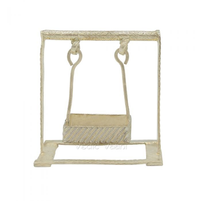 Small Jhoola (Swing) for God Idols in Pure Silver Buy Online in USA/UK/Europe