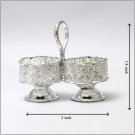 Haldi Kumkum Container With 2 Cups In German Silver Buy Online in USA/UK/Europe Haldi Kumkum Container With 2 Cups In German Silver Buy Online in USA/UK/Europe