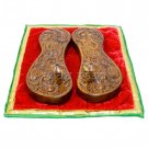 Wooden Charan Paduka - Holy Sacred Footprint for Prayer and Worship  Buy Online in USA/UK/Europe
