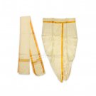 Dhoti Angavastram Ready to Wear Panchakacham Set Buy Online in USA/UK/Europe Dhoti Angavastram Ready to Wear Panchakacham Set Buy Online in USA/UK/Europe