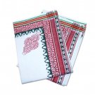 Dhoti with shawl- floral print Buy Online in USA/UK/Europe