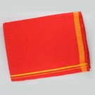 Dhoti with shawl - Red Color Online Store in USA/UK/Europe Dhoti with shawl - Red Color Online Store in USA/UK/Europe