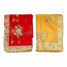 Netted Chunri with Fancy Border Online Store in USA/UK/Europe Netted Chunri with Fancy Border Online Store in USA/UK/Europe