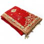 Flower Embroidery Bandhani Saree  Buy Online in USA/UK/Europe