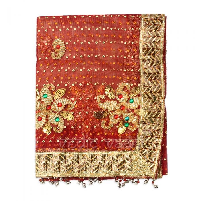 Devi Netted Chunri Buy Online in USA/UK/Europe