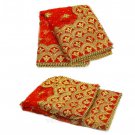 Rajarshi Net Chunri with Tilak Design Border Buy Online in USA/UK/Europe