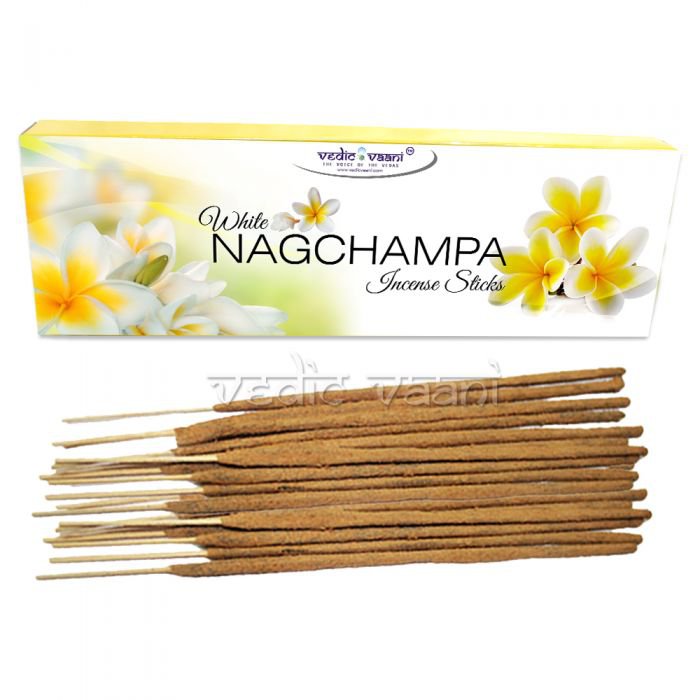 White Nagchampa Incense Sticks Buy Online in USA/UK/Europe