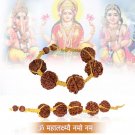 Ganesh Laxmi Saraswati Rudraksha Bracelet in Thread   Buy Online in USA/UK/Europe